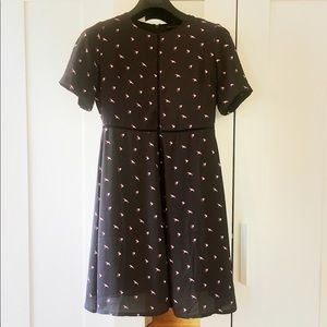 Banana Republic Swallow Bird Print Dress